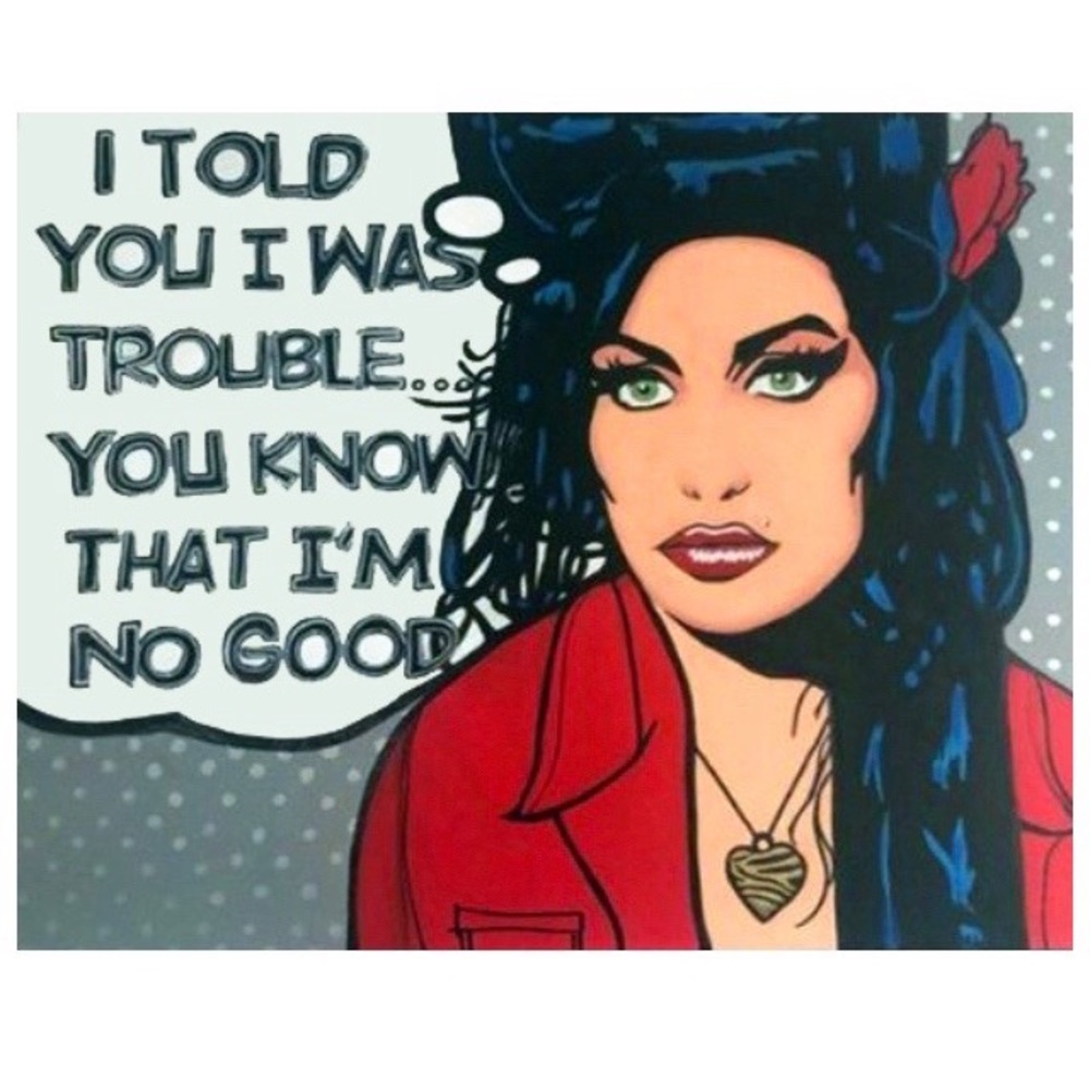 24x30 AMY WINEHOUSE POP ART
